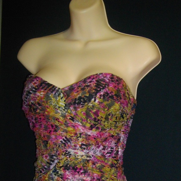 Multicolored Arden B Floral Halter Medium Dress -- Final Price - Picture 7 of 12